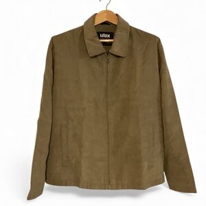 Utex green‎ windbreaker Jacket size L